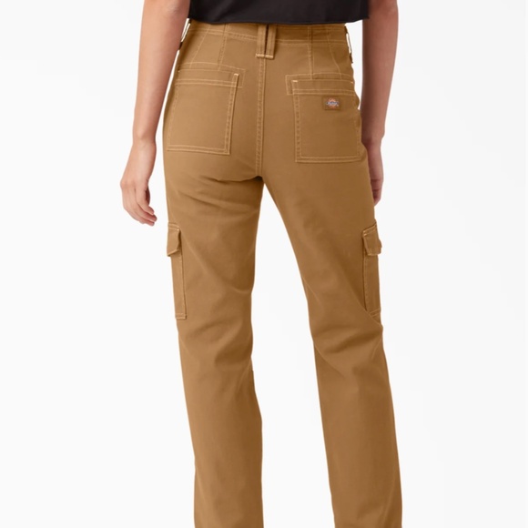 Dickies Cuff Brown Cargo Pants, size 7/28 - Picture 2 of 7
